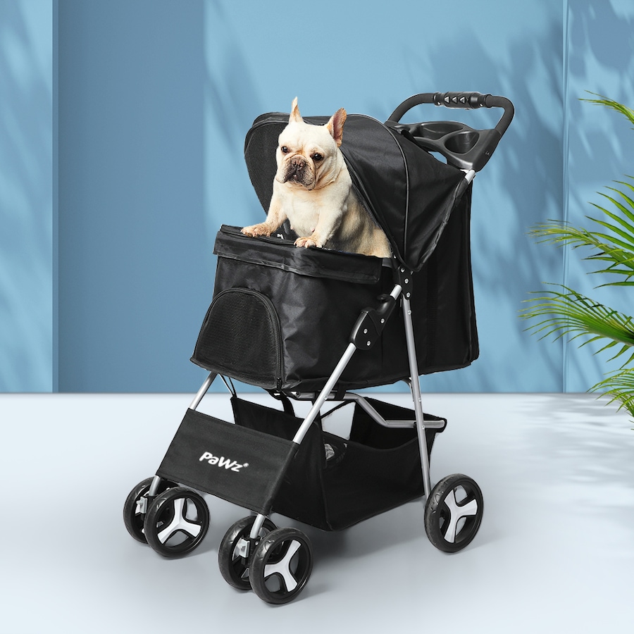 4 Wheels PaWz Pet Stroller Travel Pushchair