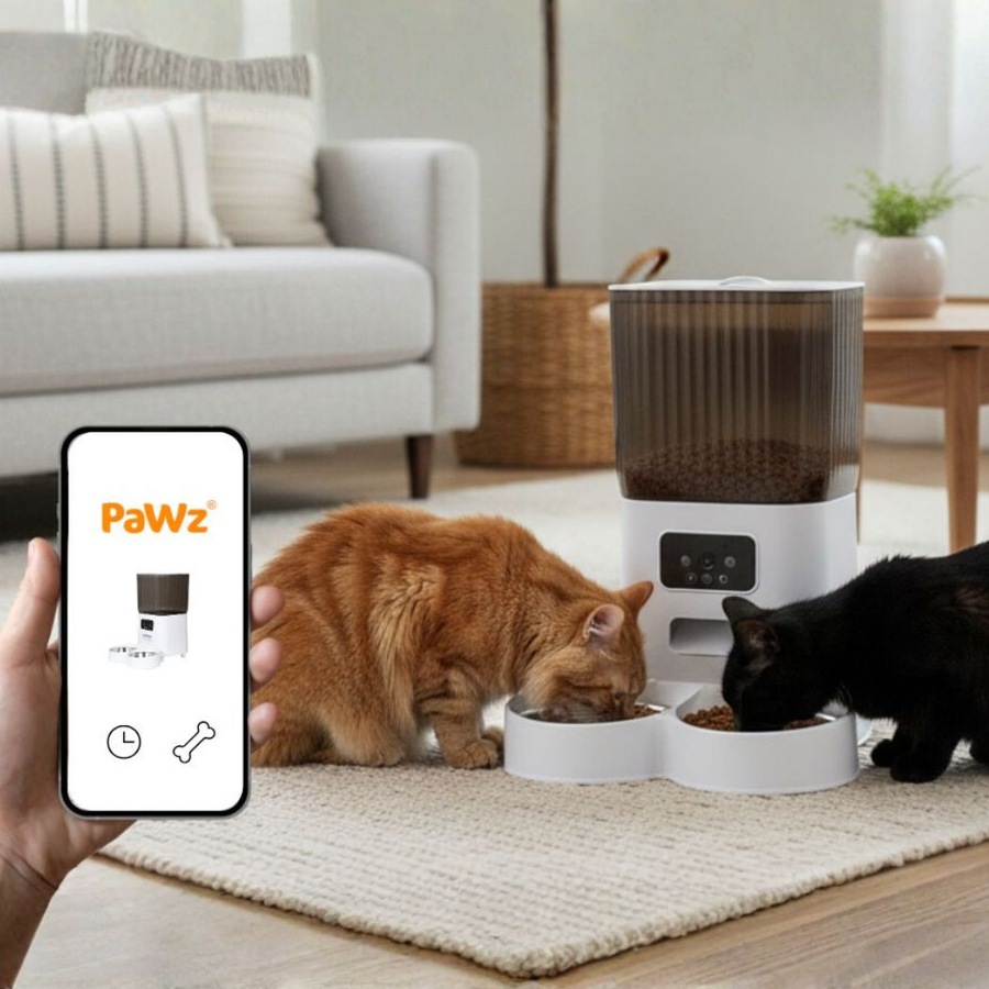 5L PaWz Automatic Pet Feeder WiFi App-Controlled Smart Food Dispenser