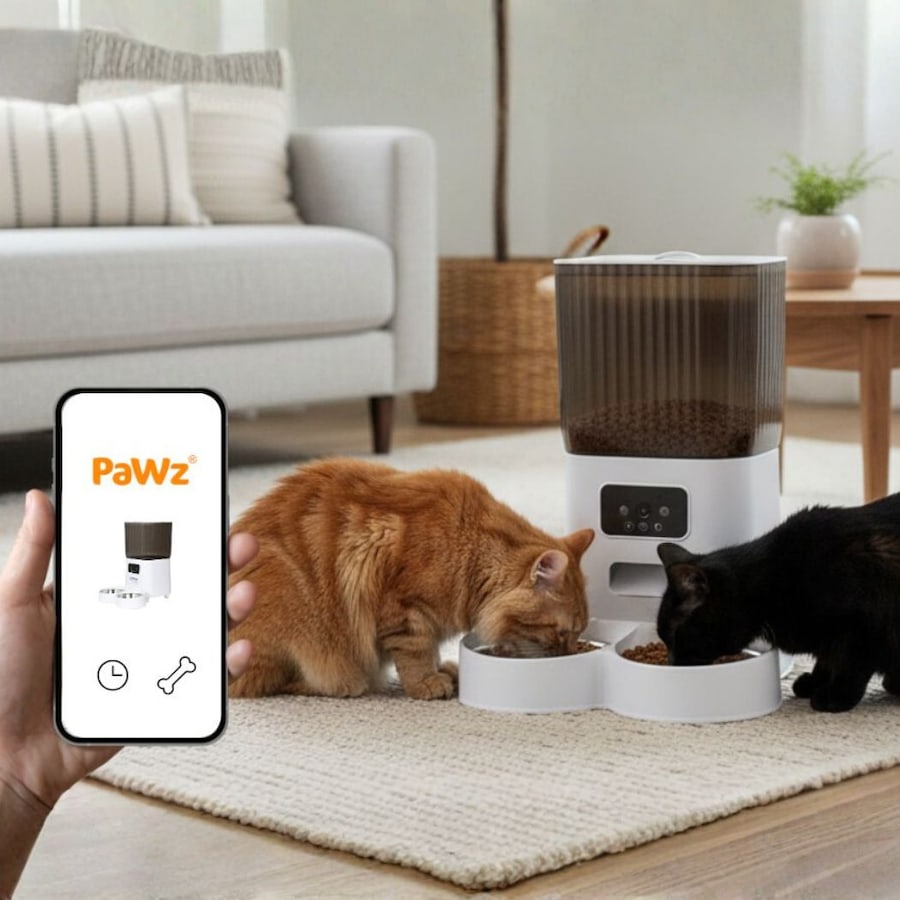 5L PaWz Automatic Pet Feeder WiFi App-Controlled Smart Food Dispenser