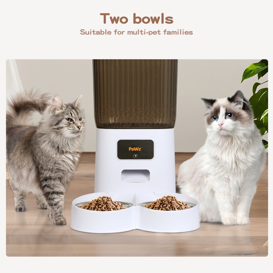 5L PaWz Automatic Pet Feeder WiFi App-Controlled Smart Food Dispenser