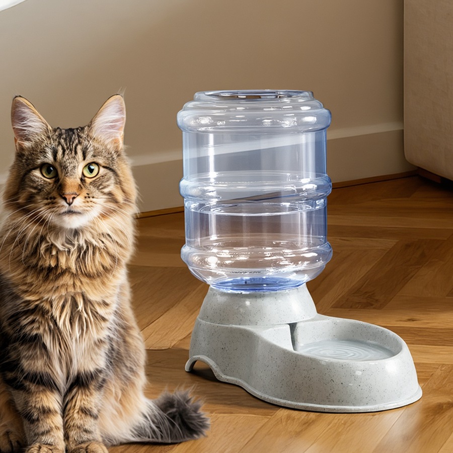 Pawz Automatic Pet Water Dispenser Feeder 3.5L Cat Dog Gravity Drinking Bottle