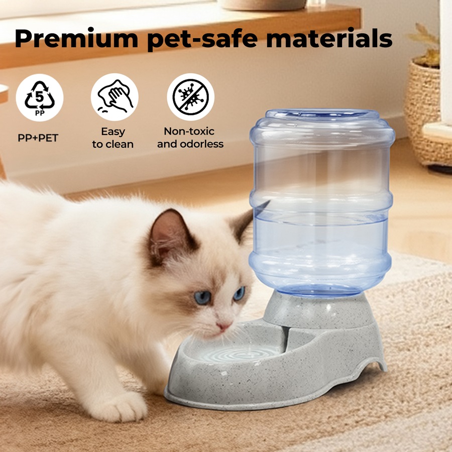 Pawz Automatic Pet Water Dispenser Feeder 3.5L Cat Dog Gravity Drinking Bottle