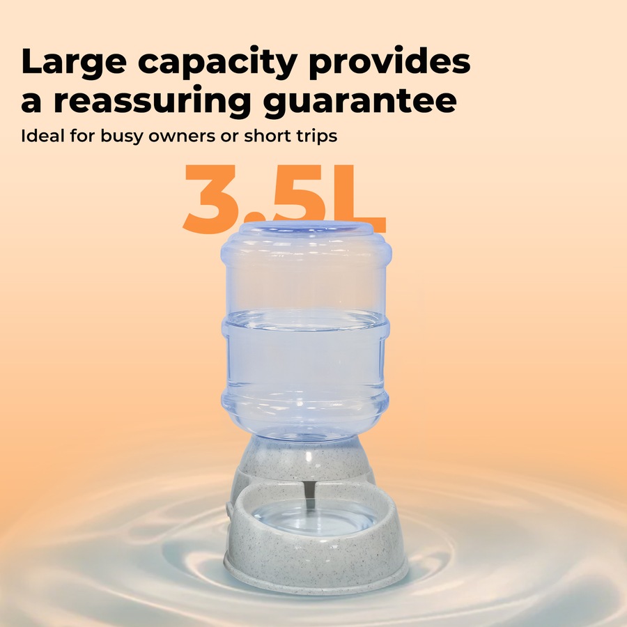 Pawz Automatic Pet Water Dispenser Feeder 3.5L Cat Dog Gravity Drinking Bottle