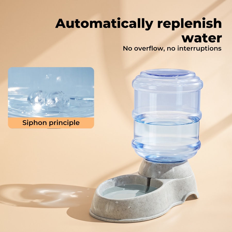 Pawz Automatic Pet Water Dispenser Feeder 3.5L Cat Dog Gravity Drinking Bottle