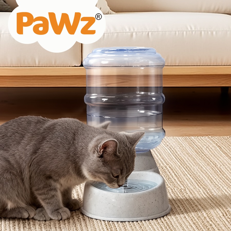Pawz Automatic Pet Water Dispenser Feeder 3.5L Cat Dog Gravity Drinking Bottle