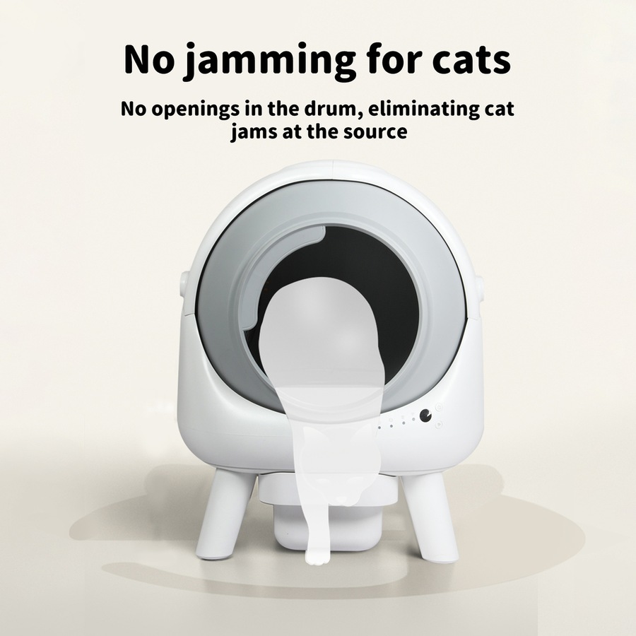 Pawz Cat Litter Box Large Machine Automatic Self Cleaning APP Control White