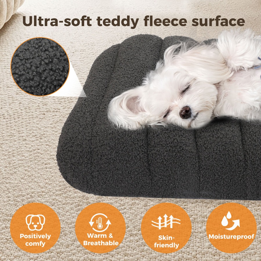 Pawz Dog Bed Pet Orthopedic Sofa Egg Foam Mattress Mat Washable Waterproof M