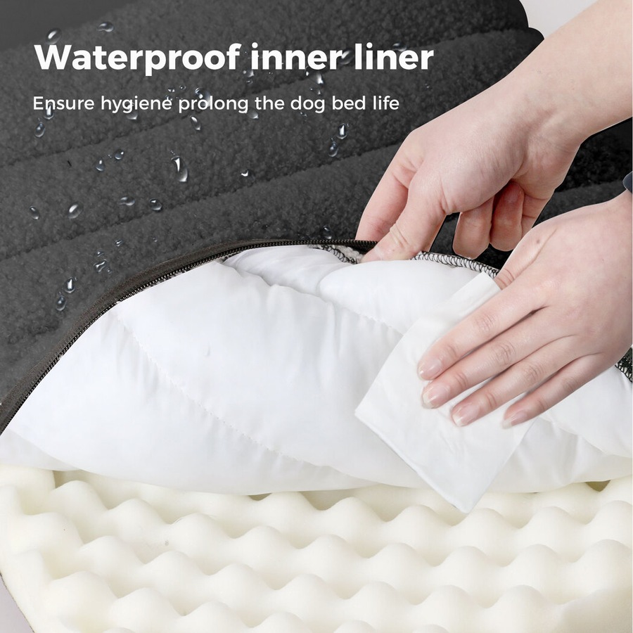 Pawz Dog Bed Pet Orthopedic Sofa Egg Foam Mattress Mat Washable Waterproof M