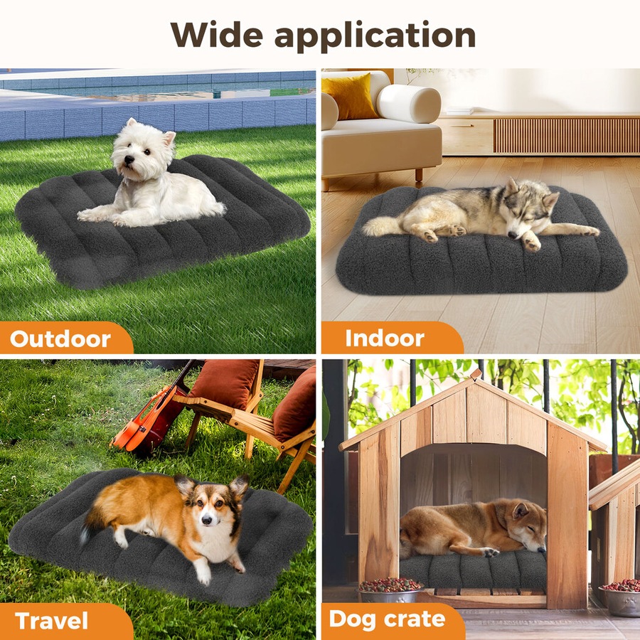 Pawz Dog Bed Pet Orthopedic Sofa Egg Foam Mattress Mat Washable Waterproof M