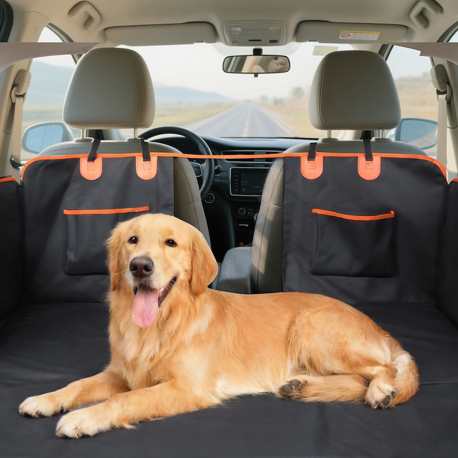 Pawz Dog Car Seat Cover Convertible Pet Back Seat Hammock Protector Waterproof