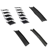 Pawz Dog Ramp Pet Car Suv Travel Stair Step Foldable Portable Lightweight Ladder
