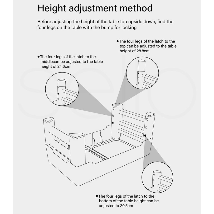 Pawz Elevated Pet Feeder 4 Height Adjustable Raised Dog Cat Slow Food Water Bowl