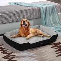 Pawz Pet Bed Dog Beds Bedding Mattress Mat Cushion Soft Pad Pads Mats XL Black