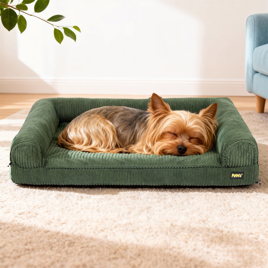 Pawz Pet Bed Non Slip Dog Mat Orthopedic Sofa Cushion Washable Removable S Size