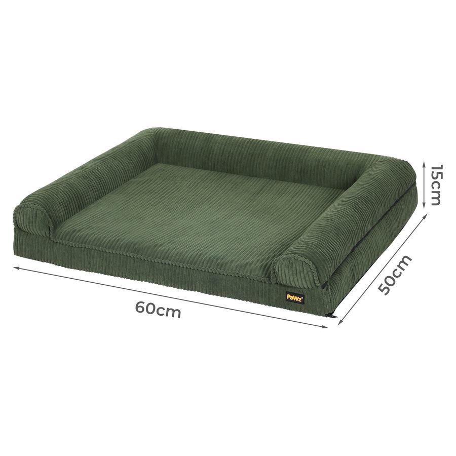 Pawz Pet Bed Non Slip Dog Mat Orthopedic Sofa Cushion Washable Removable S Size