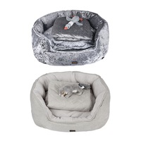 Pawz Pet Bed Set Calming Bed Warm Soft Blanket Cushion Sleeping Kennel Dog Toy