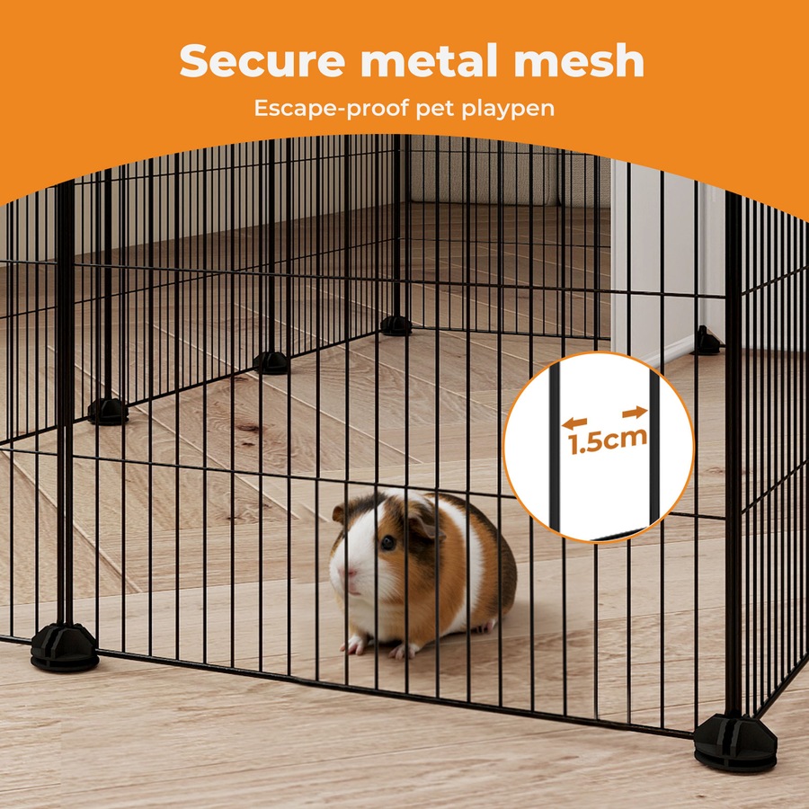 Pawz Pet DIY Playpen Small Animals Guinea Pig Hamster Rabbit Enclosure 14 Panels