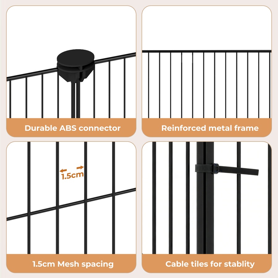 Pawz Pet DIY Playpen Small Animals Guinea Pig Hamster Rabbit Enclosure 14 Panels