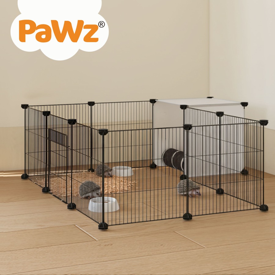 Pawz Pet DIY Playpen Small Animals Guinea Pig Hamster Rabbit Enclosure 14 Panels