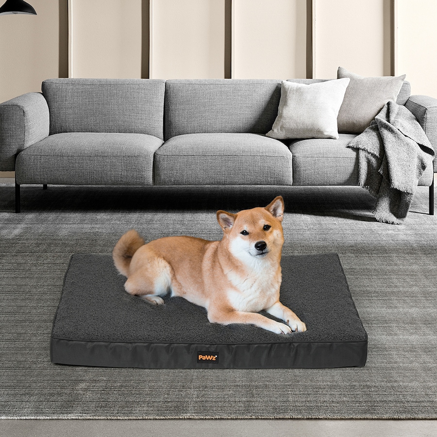 PaWz Pet Dog Bed Sleep Calming Orthopaedic Foam Mattress Removable Washable M