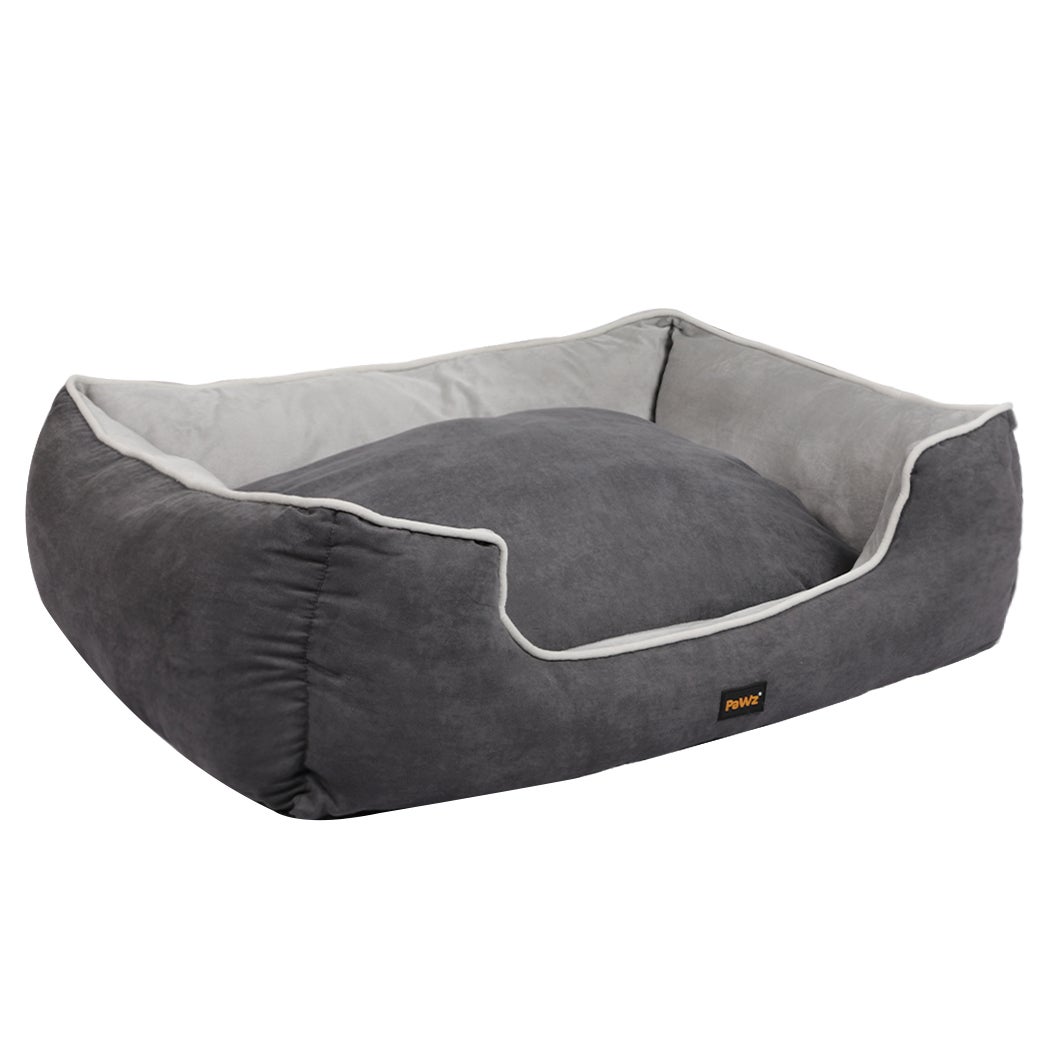 Pawz Dog Calming Beds Cat Pet Cushion Removable Washable Cover Extra Large Grey