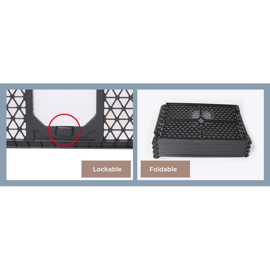 Pawz Pet Playpen Foldable Portable Dog Play Pens Plastic Garden Outdoor 6 Panels