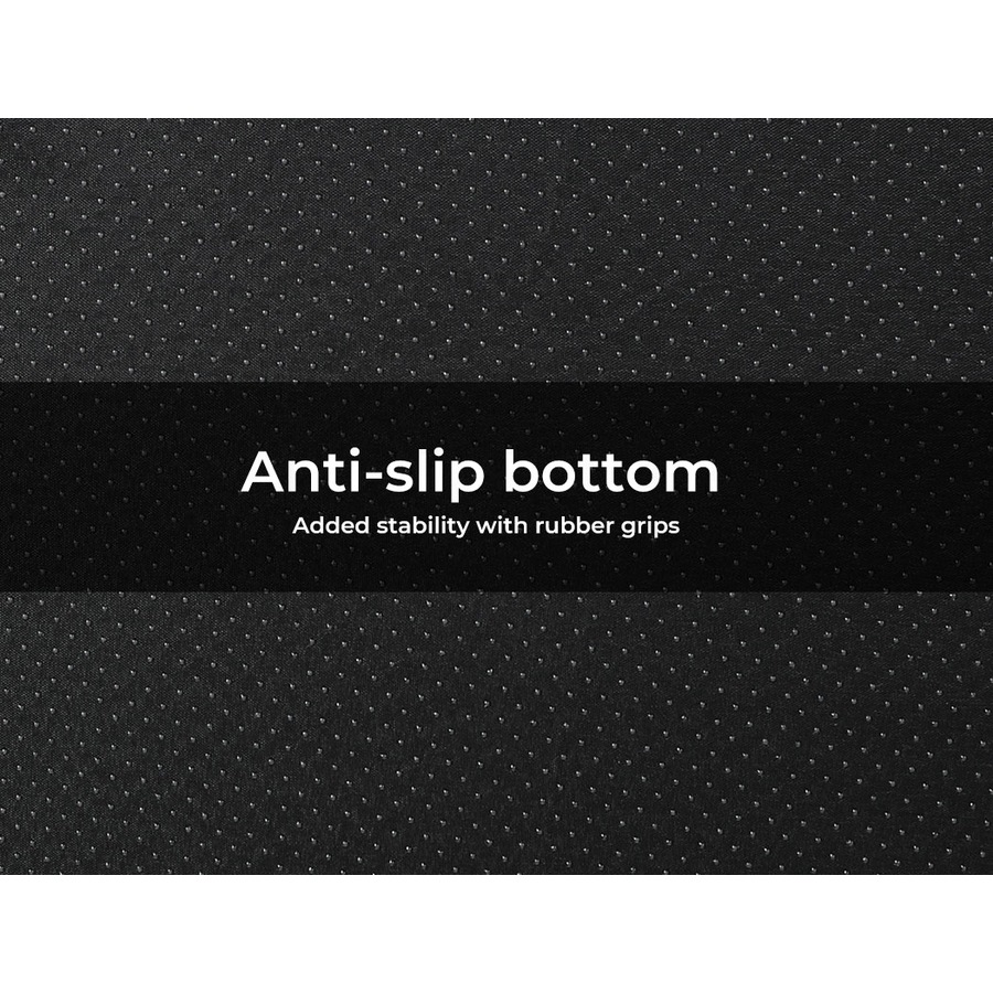 Pawz Pet Ramp For Bed Dog Stairs Memory Foam Removable Washable Cover Light Grey