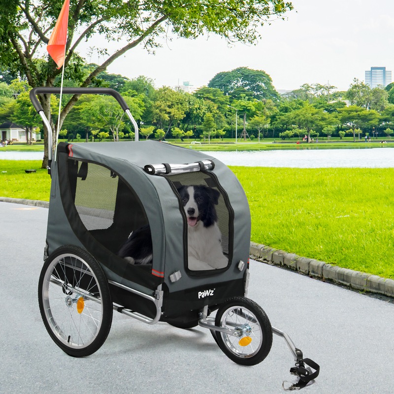 Buy PaWz Pet Stroller Bike Trailer Stroller Foldable Pet Trailer 3IN1