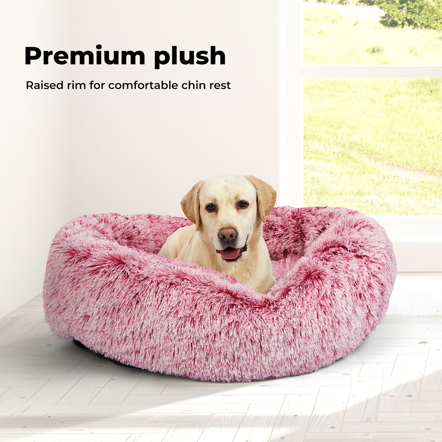 PaWz Pet Bed Replaceable Cover - Pink, Dia. 90cm