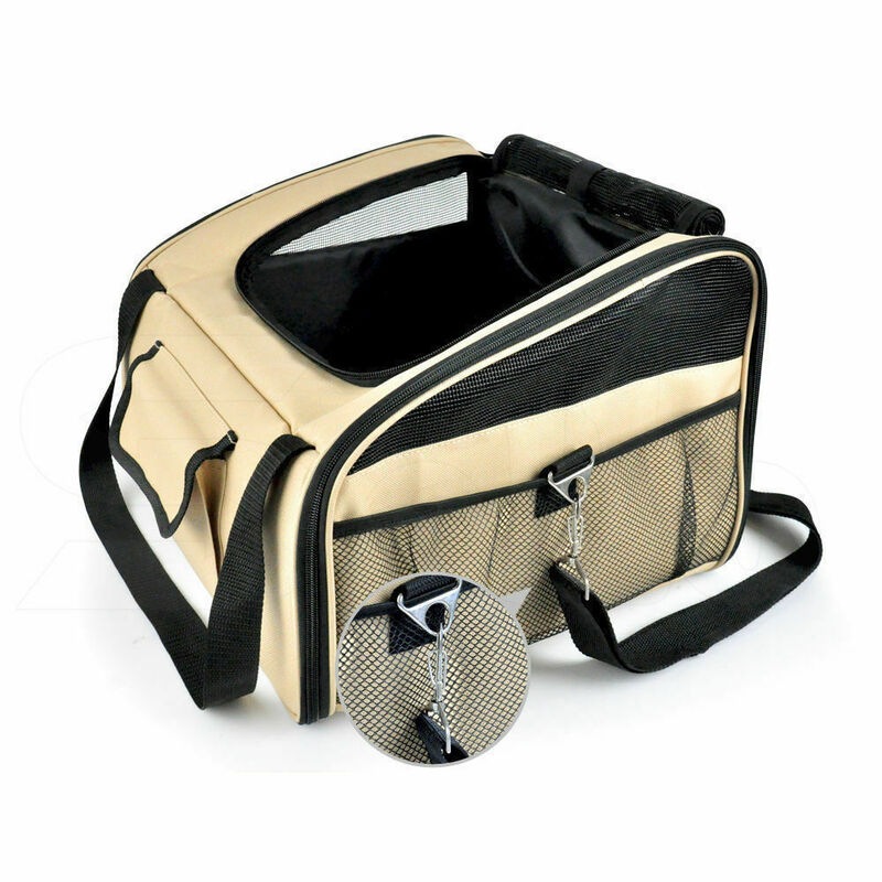 Buy PaWz Portable Pet Carrier Dog Cat Car Booster Seat Soft Cage Travel