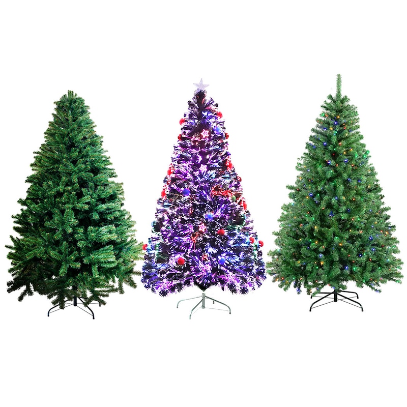 Buy Artificial Christmas Tree with Lights 2.4M/2.1M/1.8M/1.5M Xmas ...