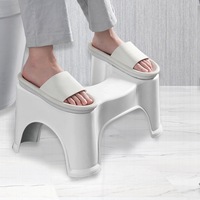 Traderight 2x Potty Stool Sit Squat Toilet Step Stool Bathroom Eco Aid Constipation Relief