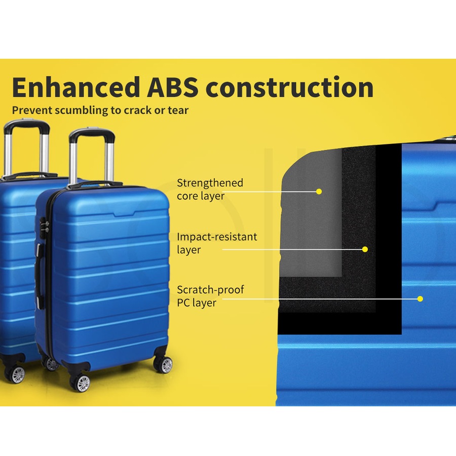 20" Slimbridge Travel Case with TSA Lock - Blue