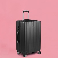 Slimbridge 24" Inch Luggage Suitcase Travel TSA Lock Hard Shell Carry Case Black