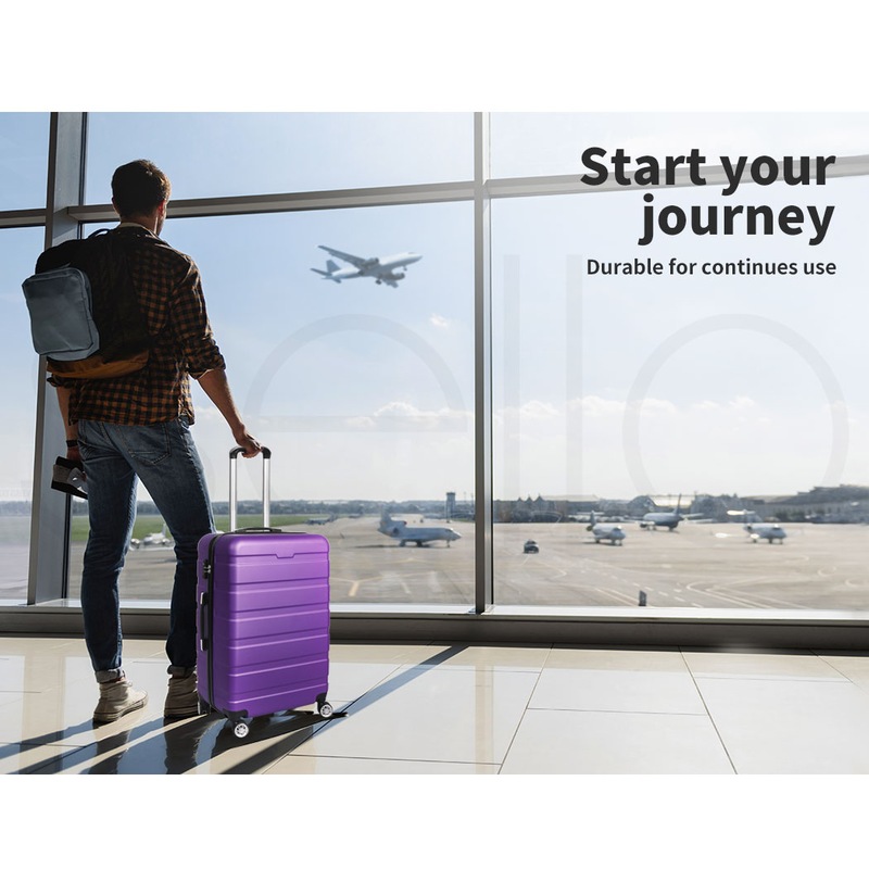 Buy Slimbridge 24" Luggage Case Suitcase Travel Packing TSA Lock Hard