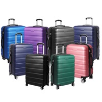 Slimbridge 3PC Luggage sets Suitcase 20" 24" 28" Set Travel TSA Hard Case Carry