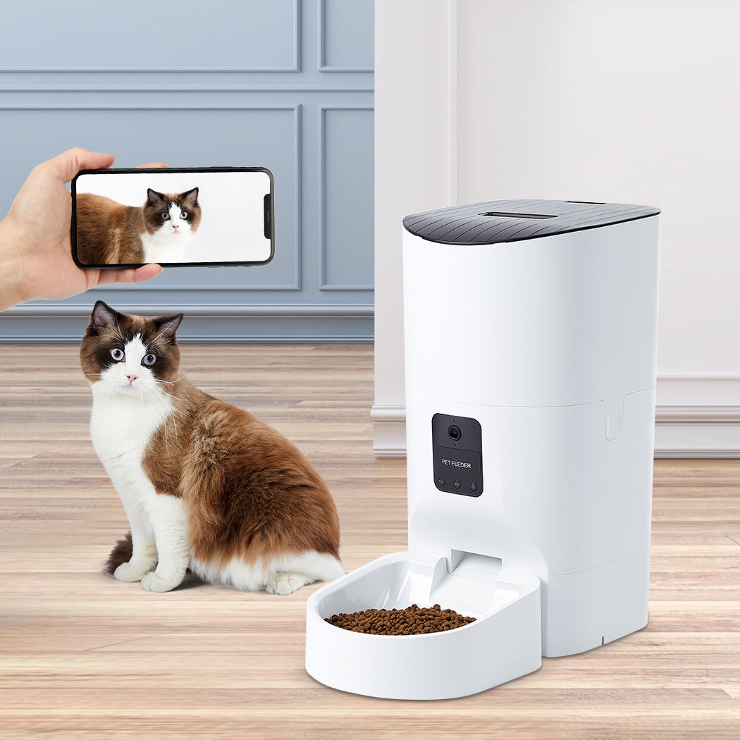 Pawz 9L Auto Pet Feeder Automatic Camera Cat Dog Smart Wifi App Food Dispenser