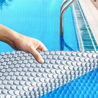 Traderight Solar Swimming Pool Cover 400 Micron Outdoor Bubble Blanket Heater 11 X 4.8M