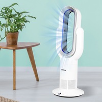 Spector Bladeless Electric Fan Cooler Heater Air Cool Sleep Timer All Season Use
