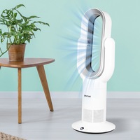 Spector Bladeless Fan Electric Cooler 2 In 1 Air Cool Sleep Timer Remote Control