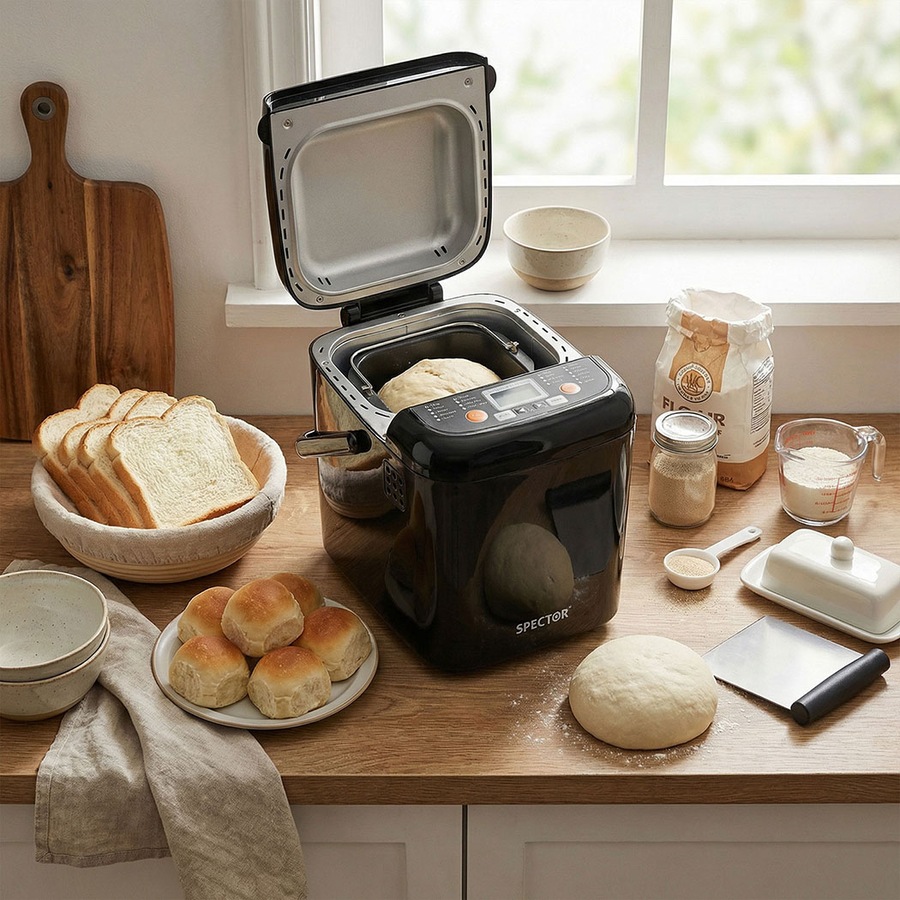 Spector Bread Maker Machine Oven Non Stick Bakehouse Automatic Kneading Mixing