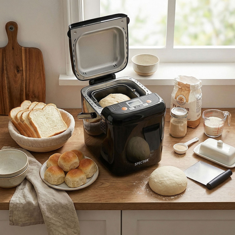 Spector Bread Maker Machine Oven Non Stick Bakehouse Automatic Kneading Mixing