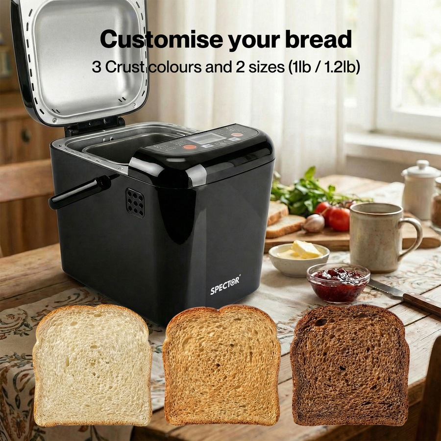 Spector Bread Maker Machine Oven Non Stick Bakehouse Automatic Kneading Mixing