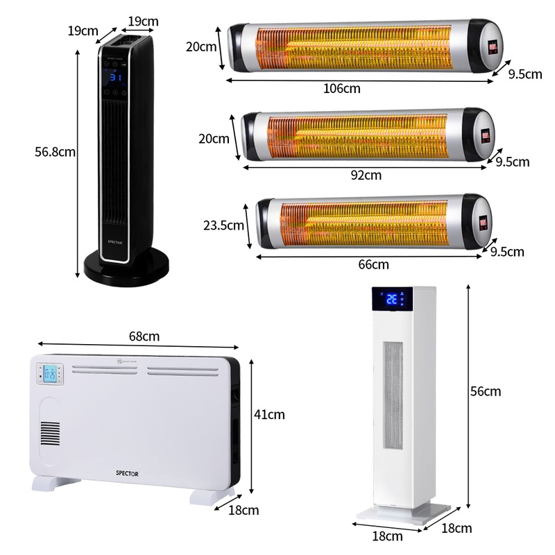 Buy Spector Indoor/Outdoor Portable Electric Heater - MyDeal