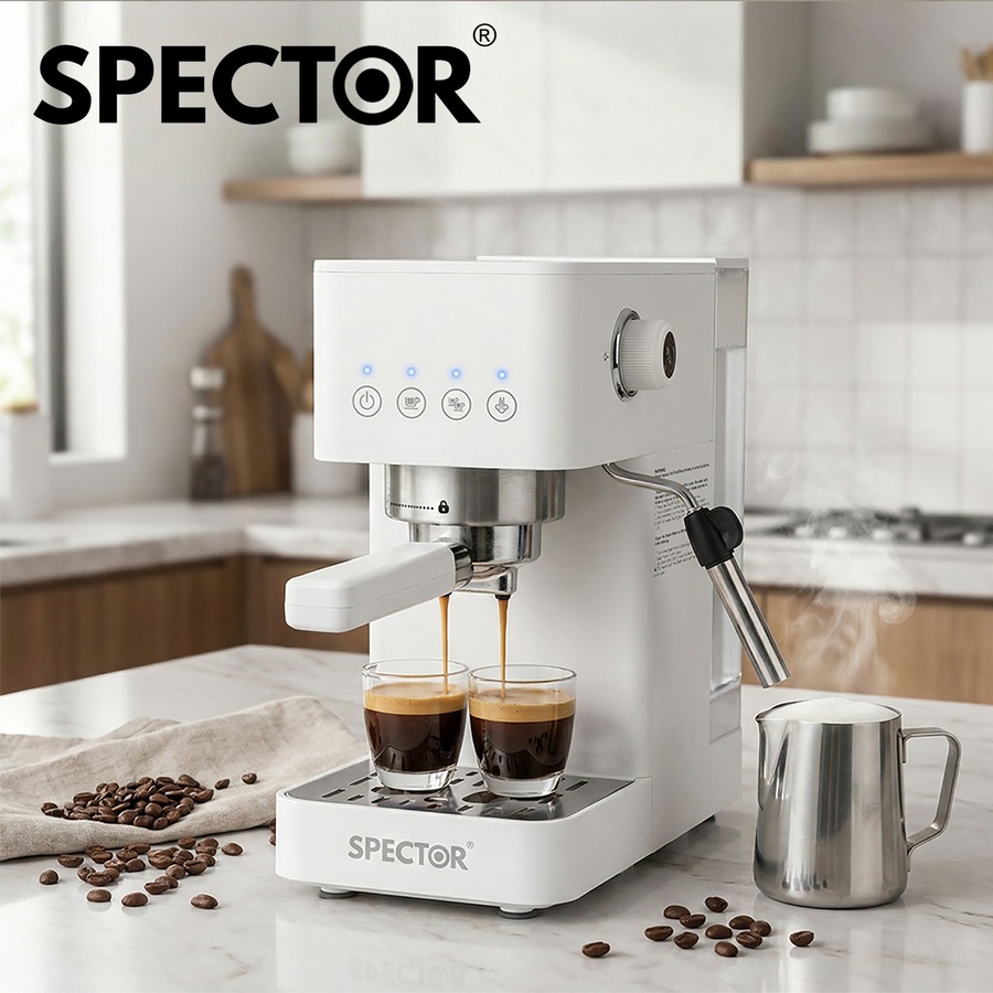 Spector Espresso Coffee Machine Maker 20 Bar Milk Frother Cappuccino Latte Cafe