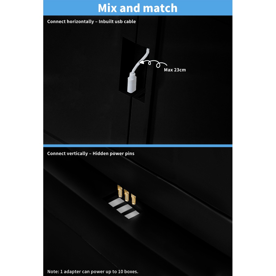 Stacked Shoe Box Sneaker Display Case LED Lighted Magnetic Anti-oxidation Clear