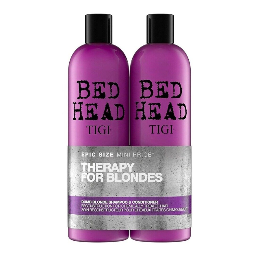 Tigi Bed Head Dumb Blonde Shampoo 750ml & Conditioner 750ml Bundle