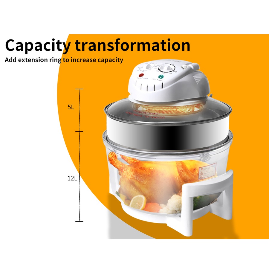 Spector Air Fryer Electric Convection Oven Accessories Healthy Cooker 17L