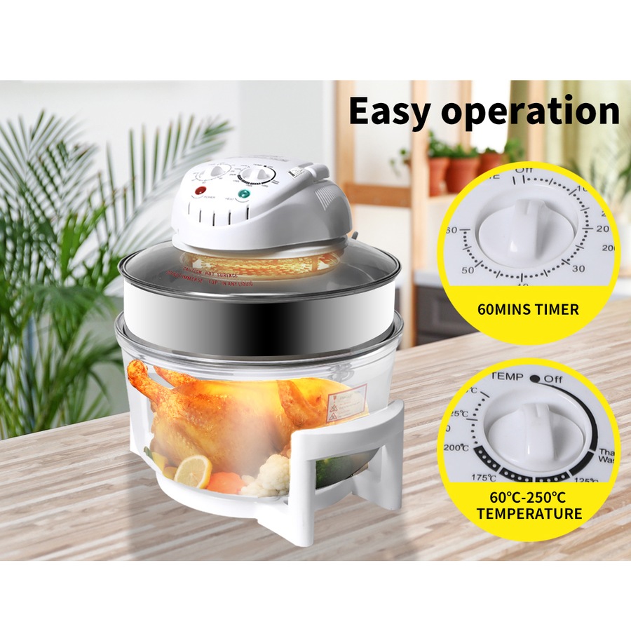Spector Air Fryer Electric Convection Oven Accessories Healthy Cooker 17L