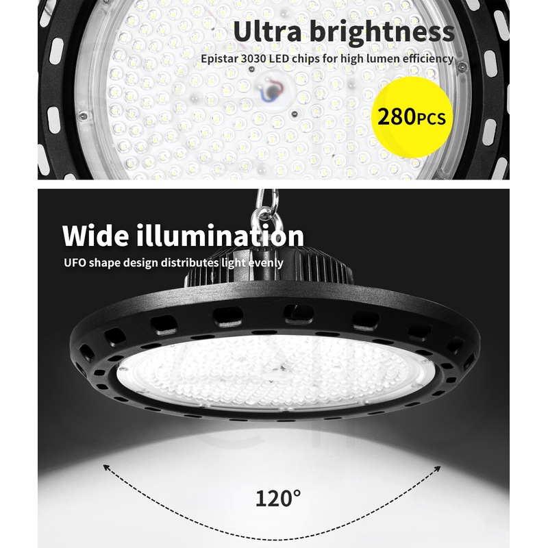 Buy Emitto UFO High Bay LED Lights 200W Lamp Industrial Shed